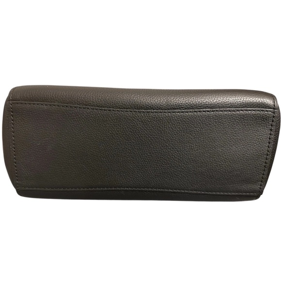 COACH 57107 Turnlock Chain Pebbled Black Leather Tote Shoulder Bag EXCELLENT - Picture 10 of 11